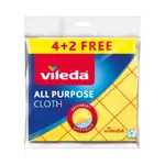Vileda All Purpose Cloth, 6 Pieces (4+2 Free)